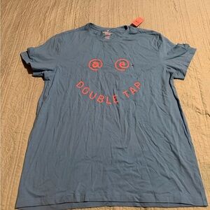 American Eagle Outfitters Blue Graphic Tee Men